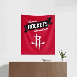 NBA Houston Rockets Premium Wall Hanging 34 x 40 Inches