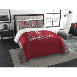 NBA Houston Rockets Reverse Slam F/Q Comforter Set