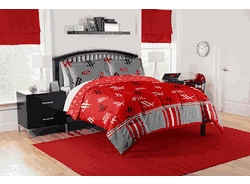 NBA Houston Rockets Rotary Queen Bed In a Bag Set