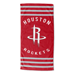 NBA Houston Rockets Stripes Beach Towel
