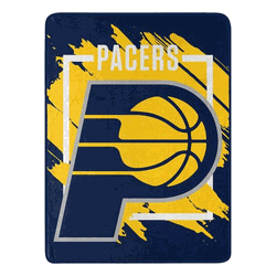 NBA Indiana Pacers Dimensional Micro Raschel Throw Blanket 46x60 Inches