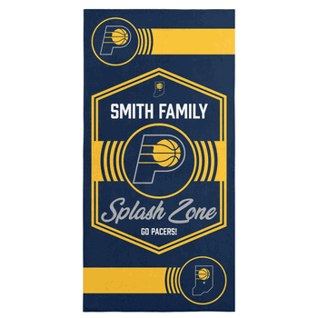 NBA Indiana Pacers Dominion Personalized Beach Towel 30�60 Inches