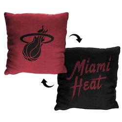 NBA Invert Miami Heat 2Pk Double Sided Jacquard Pillow