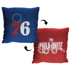 NBA Invert Philadelphia 76ers 2Pk Double Sided Jacquard Pillow
