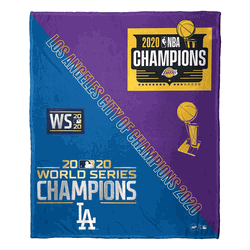 NBA Los Angeles City of Champs Silk Touch Throw Blanket