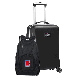 NBA Los Angeles Clippers Deluxe 2-Piece Backpack & Carry-On Set