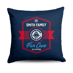 NBA Los Angeles Clippers Dominion Personalized Throw Pillow 18�18 Inches