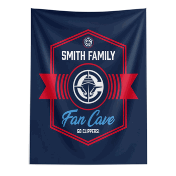 NBA Los Angeles Clippers Dominion Personalized Wall Hanging 50�60 Inches