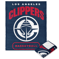 NBA Los Angeles Clippers High Block Silk Touch Throw 50 x 60 Inches