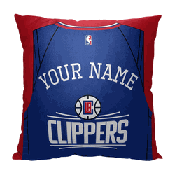 NBA Los Angeles Clippers Jersey Personalized Throw Pillow