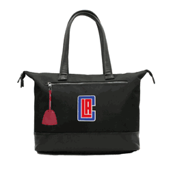 NBA Los Angeles Clippers Laptop Tote Bag with Colored Zipper Pull Accessory