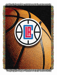 NBA Los Angeles Clippers Photo Real Tapestry Throw Blanket 48x60 Inches