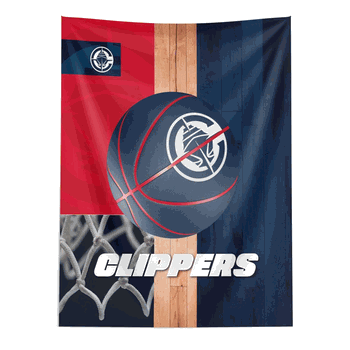 NBA Los Angeles Clippers Powerball Wall Hanging 50 x 60 Inches