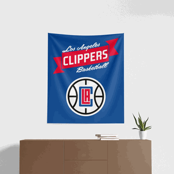 NBA Los Angeles Clippers Premium Wall Hanging 34 x 40 Inches