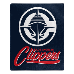 NBA Los Angeles Clippers Signature Raschel Throw Blanket 50x60 Inches