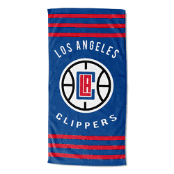 NBA Los Angeles Clippers Stripes Beach Towel