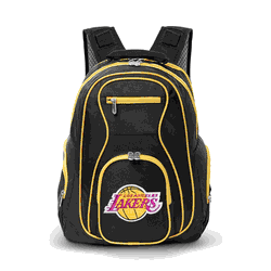 NBA Los Angeles Lakers 19" Premium Laptop Backpack with Colored Trim