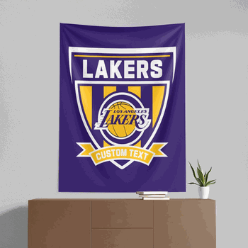 NBA Los Angeles Lakers Allegiance Personalized Wall Hanging 50x60 Inches