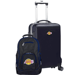 NBA Los Angeles Lakers Deluxe 2-Piece Backpack & Carry-On Set