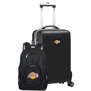 NBA Los Angeles Lakers Deluxe 2-Piece Backpack & Carry-On Set