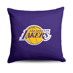 NBA Los Angeles Lakers Double Down  Throw Pillow 18 x 18 Inches