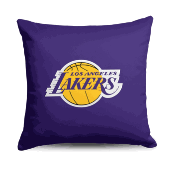 NBA Los Angeles Lakers Double Down  Throw Pillow 18 x 18 Inches