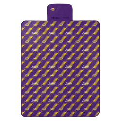 NBA Los Angeles Lakers Hex Stripe Picnic Blanket