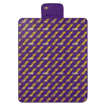 NBA Los Angeles Lakers Hex Stripe Picnic Blanket