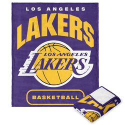 NBA Los Angeles Lakers High Block Silk Touch Throw 50 x 60 Inches