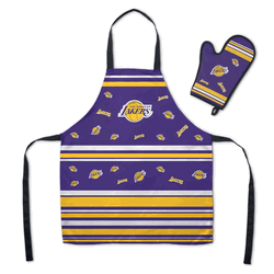 NBA Los Angeles Lakers Press Apron BBQ Mitt Set