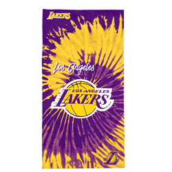 NBA Los Angeles Lakers Pyschedlic Beach Towel
