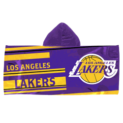 NBA Los Angeles Lakers Youth Hooded Towel 21 x 51 Inches