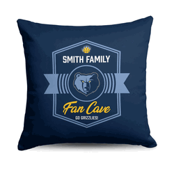 NBA Memphis Grizzlies Dominion Personalized Throw Pillow 18�18 Inches