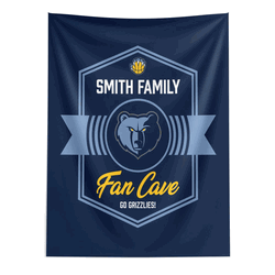 NBA Memphis Grizzlies Dominion Personalized Wall Hanging 50�60 Inches