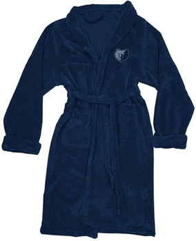 NBA Memphis Grizzlies L/XL Silk Touch Bathrobe 26 x 47 Inches