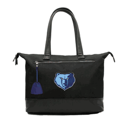 NBA Memphis Grizzlies Laptop Tote Bag with Colored Zipper Pull Accessory