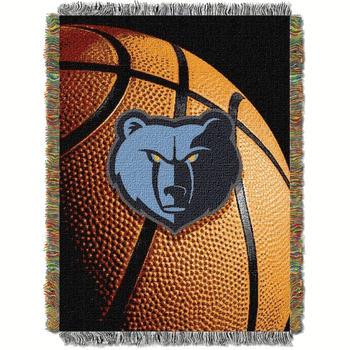 NBA Memphis Grizzlies Photo Real Tapestry Throw Blanket 48x60 Inches