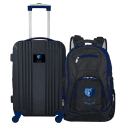 NBA Memphis Grizzlies Premium 2-Piece Backpack & Carry-On Set