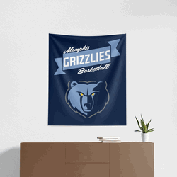 NBA Memphis Grizzlies Premium Wall Hanging 34 x 40 Inches