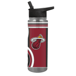 NBA Miami Heat 24oz Cool Vibes Jr. Thirst Hydration Water Bottle