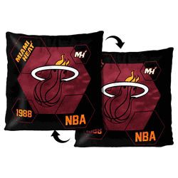 NBA Miami Heat Connector Velvet Reverse Pillow