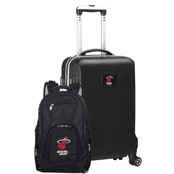 NBA Miami Heat Deluxe 2-Piece Backpack & Carry-On Set