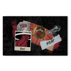 NBA Miami Heat Display Washable Rug 32 x 62 Inches