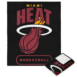 NBA Miami Heat High Block Silk Touch Throw 50 x 60 Inches