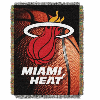 NBA Miami Heat Photo Real Tapestry Throw Blanket 48x60 Inches