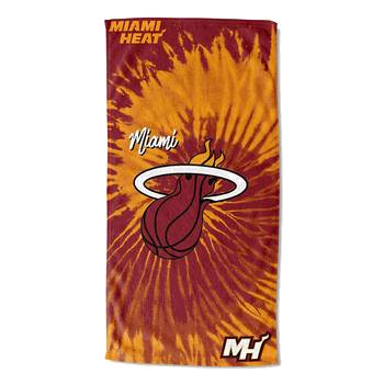 NBA Miami Heat Psychedelic Beach Towel 30x60 Inches