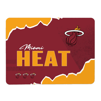 NBA Miami Heat Torn Small Mat 15x20 inches