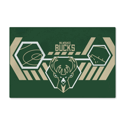 NBA Milwaukee Bucks Agile Washable Rug 20 x 32 Inches