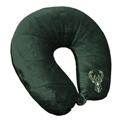 NBA Milwaukee Bucks Applique Neck Pillow 12x13 Inches