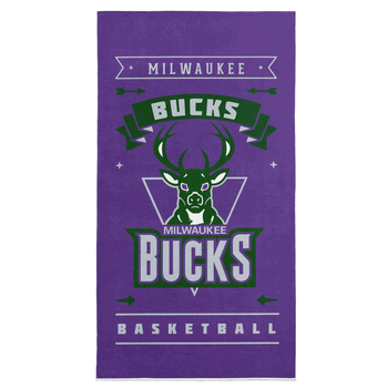 NBA Milwaukee Bucks Hardwood Classics Beach Towel 30x60 Inches